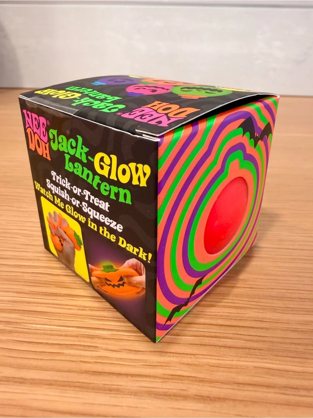 Authentic official Schylling brand Needoh squishy orange jack o lantern pumpkin